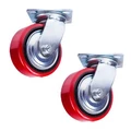 Колесо поворотное PU/металл (C550S/PU2040CB3ra/TG) 200 мм